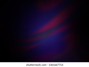 Dark Purple vector blurred bright template. An elegant bright illustration with gradient. The elegant pattern for brand book.