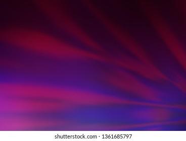 Dark Purple vector blurred bright background. Modern geometrical abstract illustration with gradient. The elegant pattern for brand book.