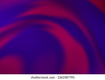 Dark Purple vector blurred bright template. Colorful illustration in blurry style with gradient. The template can be used for your brand book.
