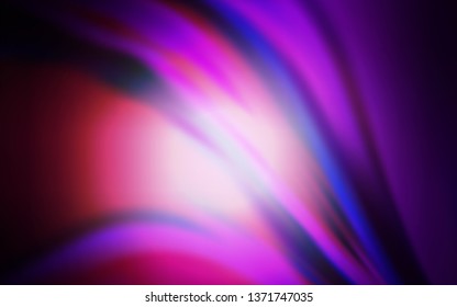 Dark Purple vector blurred bright pattern. Shining colored illustration in smart style. New way of your design.