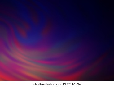 Dark Purple vector blurred bright background. A vague abstract illustration with gradient. The template can be used for your brand book.