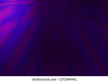 Dark Purple vector blurred bright template. Modern geometrical abstract illustration with gradient. The template for backgrounds of cell phones.