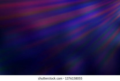 Dark Purple vector blurred bright pattern. Modern abstract illustration with gradient. Background for designs.