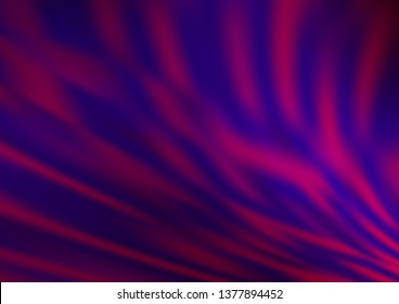 Dark Purple vector blurred bright background. An elegant bright illustration with gradient. Brand new style for your business design.
