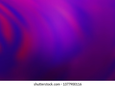 Dark Purple vector blurred bright pattern. Colorful abstract illustration with gradient. Brand new style for your business design.