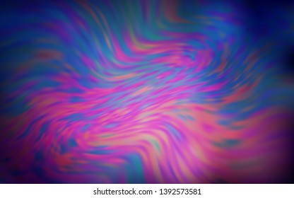 Dark Purple vector blurred bright pattern. An elegant bright illustration with gradient. Completely new design for your business.