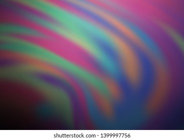 Dark Purple vector blurred bright background. A vague abstract illustration with gradient. The template for backgrounds of cell phones.