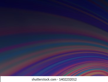 Dark Purple vector blurred bright template. Modern geometrical abstract illustration with gradient. The background for your creative designs.