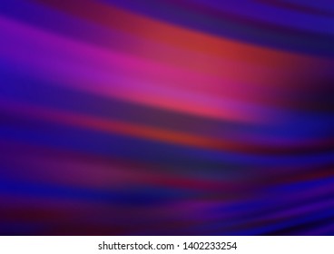 Dark Purple vector blurred bright pattern. Modern geometrical abstract illustration with gradient. The template can be used for your brand book.