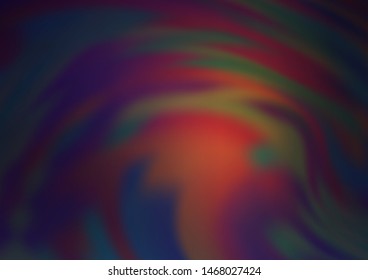 Dark Purple vector blurred bright template. A completely new color illustration in a bokeh style. Brand new design for your business.