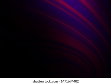 Dark Purple vector blurred bright template. Modern geometrical abstract illustration with gradient. A new texture for your design.