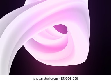 Dark Purple vector blurred bright template. Shining colorful illustration in smart style. New style design for your brand book.