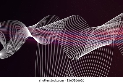 Dark Purple vector blurred bright pattern. A completely new colored illustration in blur style. Background for designs.