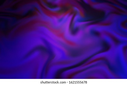 Dark Purple vector blurred bright template. Glitter abstract illustration with gradient design. Background for designs.