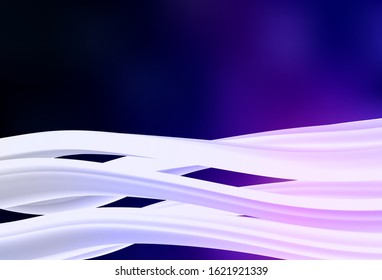 Dark Purple vector blurred bright template. An elegant bright illustration with gradient. Background for designs.
