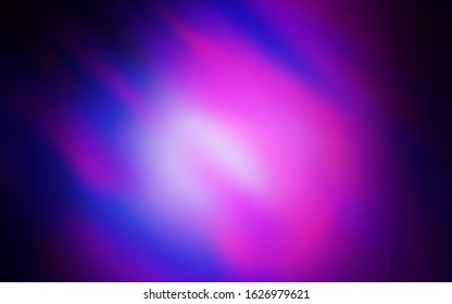 Dark Purple vector blurred bright pattern. Creative illustration in halftone style with gradient. Smart design for your work.