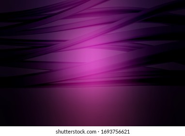 Dark Purple vector blurred bright pattern. An elegant bright illustration with gradient. Background for designs.