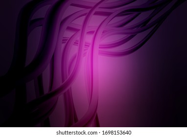Dunkelviolette Vektorillustration unscharf helles Muster. Farbige Illustration im abstrakten Stil mit Farbverlauf. Eleganter Hintergrund für ein Markenbuch.