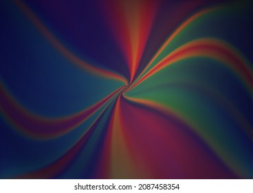 Dark Purple vector blurred bright template. Colorful illustration in abstract style with gradient. The template can be used for your brand book.