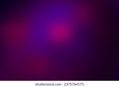 Dark Purple vector blurred bright template. Colorful illustration in blurry style with gradient. Template for cell phones.