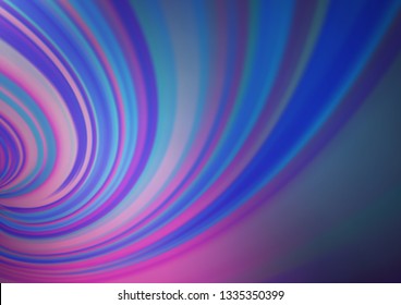 Dark Purple vector blurred and colored template. Creative illustration in halftone style with gradient. The template for backgrounds of cell phones.