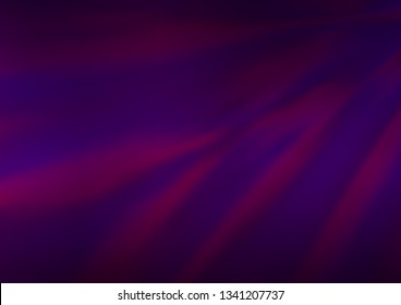 Dark Purple vector blurred and colored template. A vague abstract illustration with gradient. The blurred design can be used for your web site.
