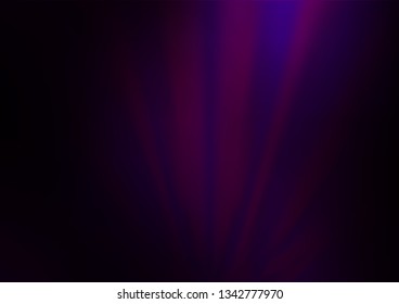 Dark Purple vector blurred and colored template. Creative illustration in halftone style with gradient. The background for your creative designs.