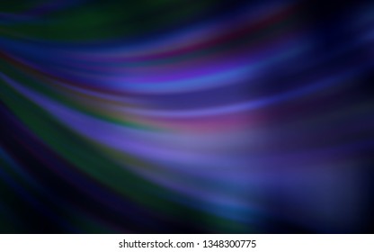 Dark Purple vector blurred and colored pattern. Glitter abstract illustration with gradient design. New style for your business design.