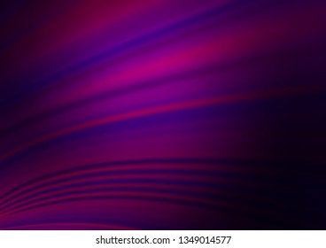 Dark Purple vector blurred and colored background. Colorful illustration in abstract style with gradient. The template can be used for your brand book.