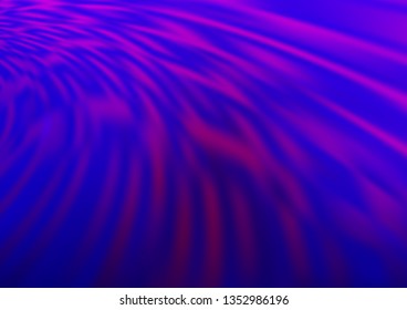 Dark Purple vector blurred and colored background. Colorful illustration in abstract style with gradient. Brand new style for your business design.