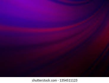 Dark Purple vector blurred and colored background. Colorful illustration in abstract style with gradient. The best blurred design for your business.