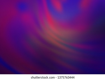 Dark Purple vector blurred and colored background. Colorful illustration in abstract style with gradient. Brand new design for your business.