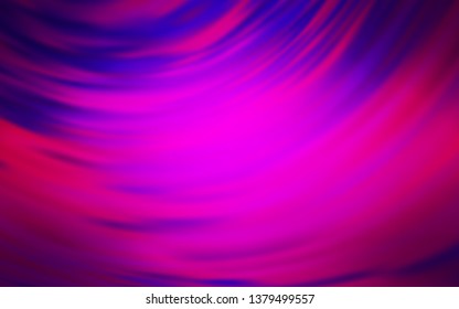Dark Purple vector blurred and colored pattern. New colored illustration in blur style with gradient. New way of your design.