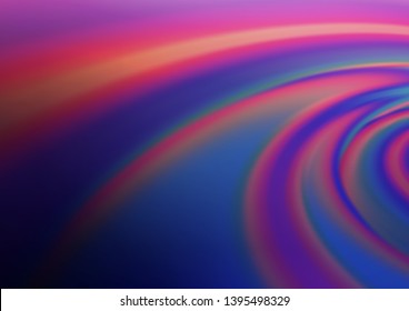 Dark Purple vector blurred and colored background. A completely new color illustration in a bokeh style. A completely new design for your business.