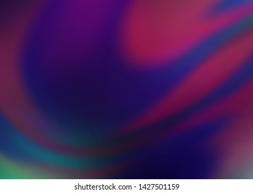 Dark Purple vector blurred and colored background. Colorful illustration in abstract style with gradient. A new texture for your design.