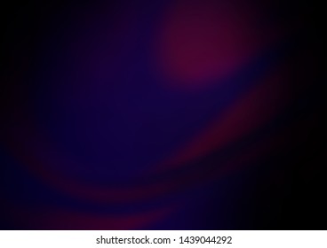 Dark Purple vector blurred and colored background. Modern geometrical abstract illustration with gradient. The template can be used for your brand book.