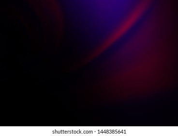 Dark Purple vector blurred and colored template. Modern geometrical abstract illustration with gradient. Brand new design for your business.