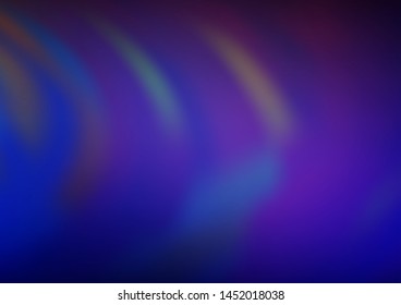 Dark Purple vector blurred and colored background. A vague abstract illustration with gradient. A completely new template for your design.