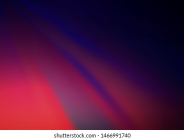 Dark Purple vector blurred and colored template. An elegant bright illustration with gradient. The elegant pattern for brand book.