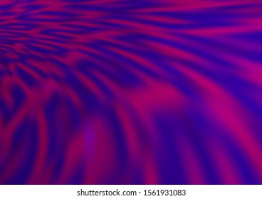 Dark Purple vector blurred and colored template. A completely new color illustration in a bokeh style. Brand new design for your business.
