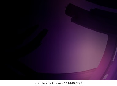 Dark Purple vector blurred and colored pattern. Shining colorful illustration in smart style. The best blurred design for your business.