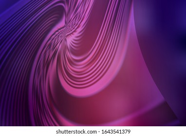 Dark Purple vector blurred and colored pattern. An elegant bright illustration with gradient. Background for designs.