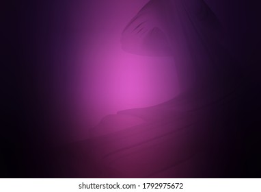 Dark Purple vector blurred and colored pattern. Creative illustration in halftone style with gradient. New style for your business design.