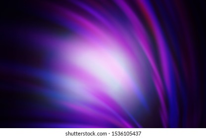 Dark Purple vector blurred pattern. Glitter abstract illustration with gradient design. New way of your design.