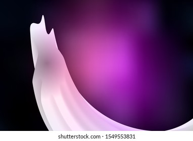 Dark Purple vector blurred pattern. Glitter abstract illustration with gradient design. New style design for your brand book.