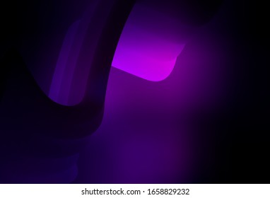 Dark Purple vector blurred pattern. Modern abstract illustration with gradient. New style design for your brand book.