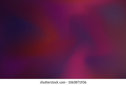 Dark Purple vector blurred shine abstract cover. Creative illustration in halftone style with gradient. The textured pattern can be used for background.