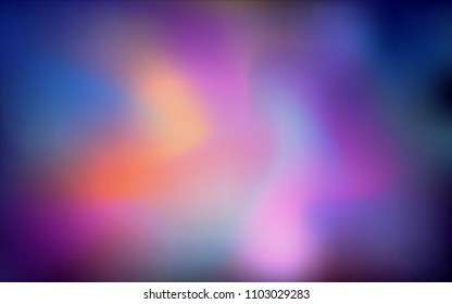 Dark Purple vector blurred shine abstract cover. Colorful abstract illustration with gradient. The template can be used as a background of a cell phone.