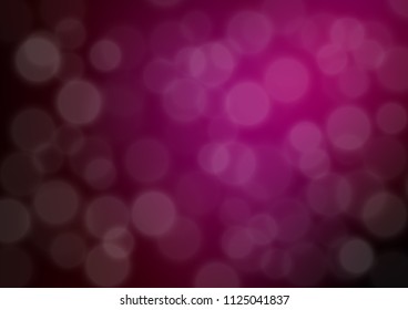 Dark Purple vector blurred shine abstract background. A completely new color illustration in a bokeh style. The template can be used for your brand book.