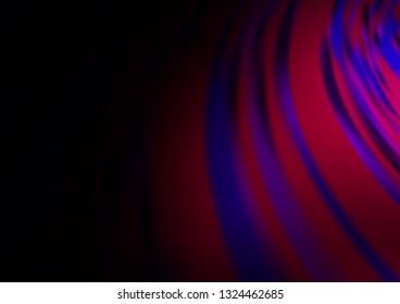 Dark Purple vector blurred shine abstract background. Glitter abstract illustration with an elegant design. A new texture for your design.